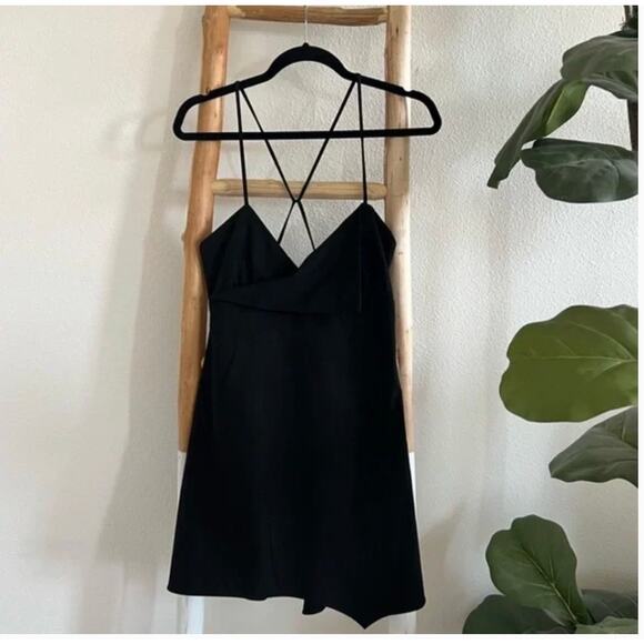 ZARA SURPLICE MINI DRESS - Picture 8 of 12